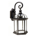 Double-layer Waterproof Glass E27 Vintage Wall Sconce Lighting Wall Lamp - Lamp Outdoor