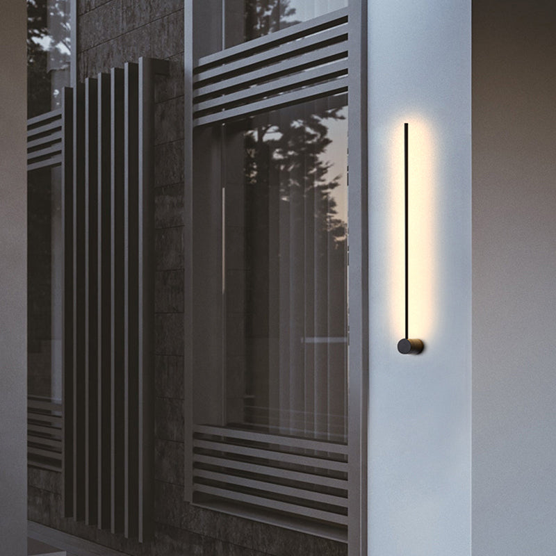 Arisha Minimalist Rotatable Linear LED Outdoor Wall Lamp Corridor Garden - Letslighting