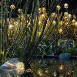 Arisha Decorative Flower Metal Glass Outdoor Ground Light - Letslighting