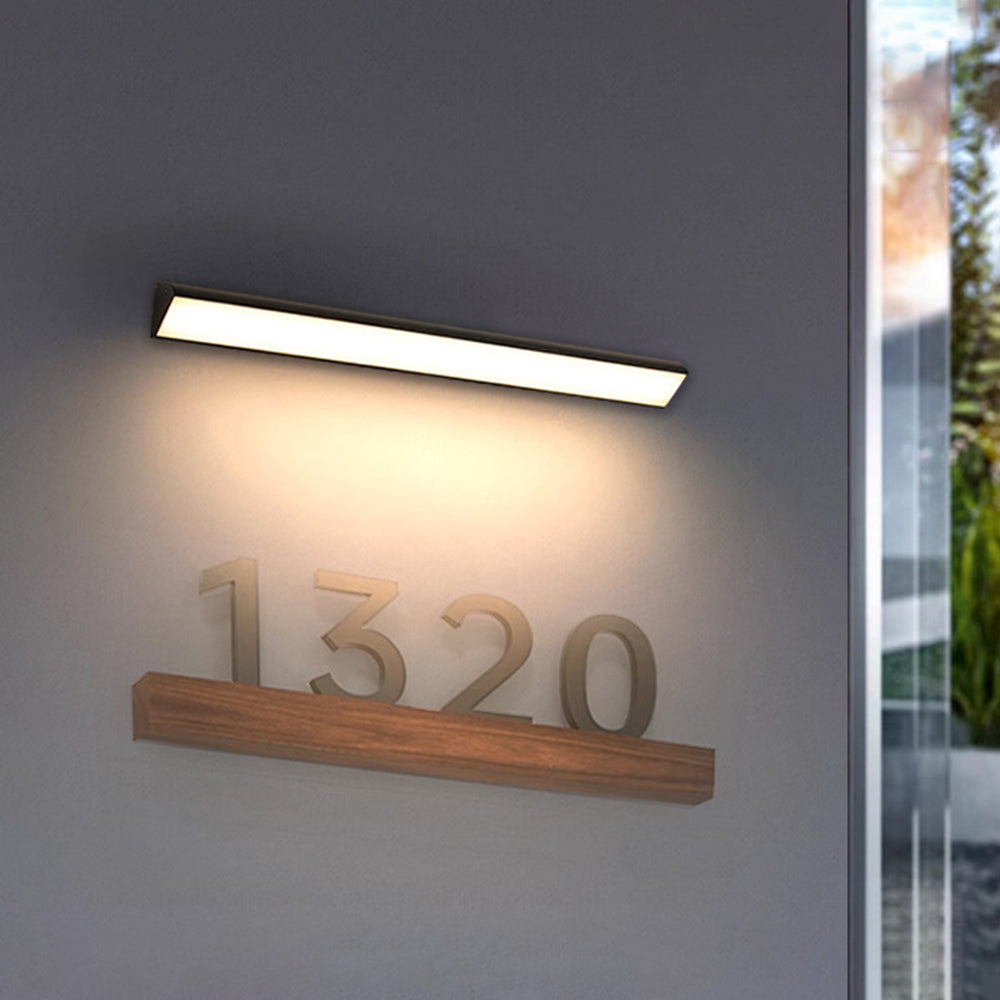 Arisha Modern Tri-Prism Metal Acrylic Waterproof Outdoor Wall Lamp - Letslighting