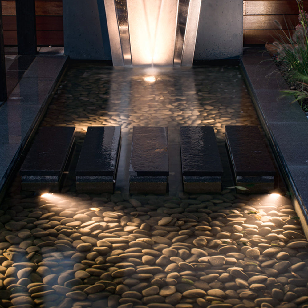 Ray Modern Circular Outdoor Under Water Spotlight - Lamp Outdoor