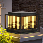 Ray Vintage LED Outdoor Light Post, Metal, Patio/Porch - Lamp Outdoor