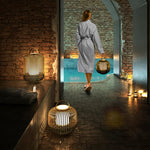 Ritta Lantern Bamboo Acrylic Outdoor Floor Lamp - Lamp Outdoor