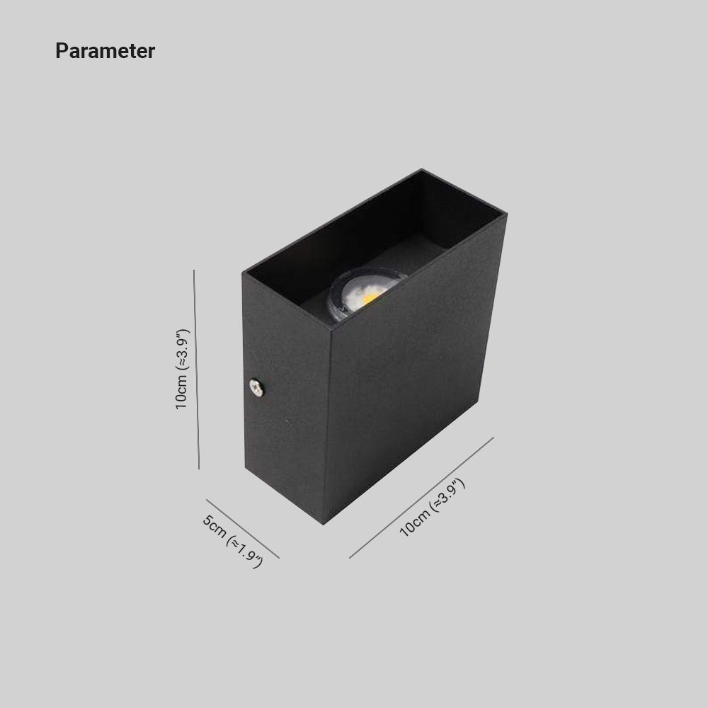 Ray Modern Adjustable Square Outdoor Wall Lamp LED - Letslighting