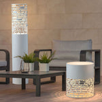 Ray Modern Metal Cylindrical Hollow Outdoor Path Light - Lamp Outdoor