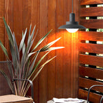 Arisha Retro Funnel Pendant Light Metal Glass - Letslighting