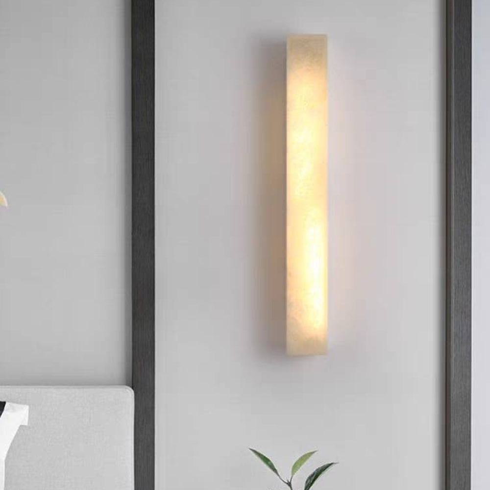 Arisha Modern Rectangular Marble Outdoor Wall Lamp - Letslighting
