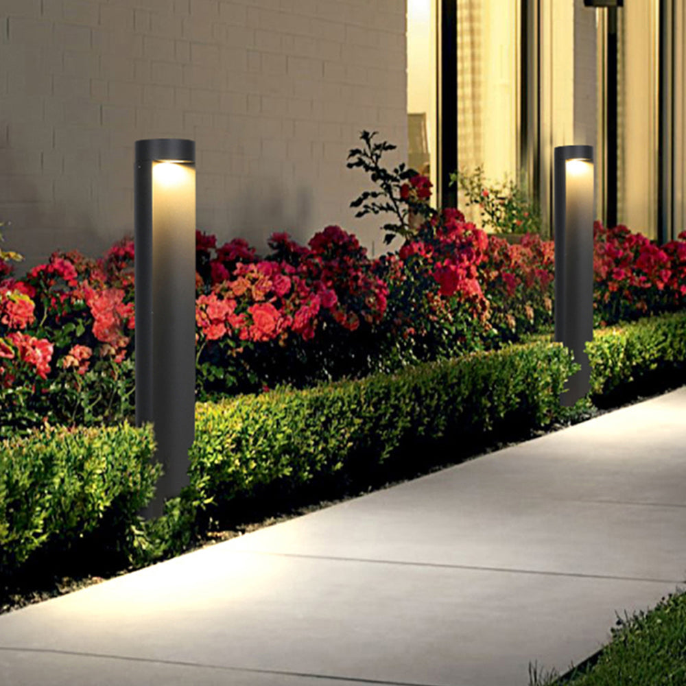 Ray Modern Metal Cylindrical Outdoor Path Light - Lamp Outdoor