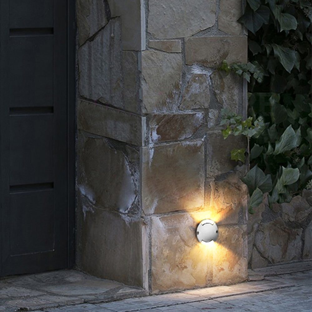 Ray Modern Metal Cylindrical Outdoor Deck Step Light - Lamp Outdoor