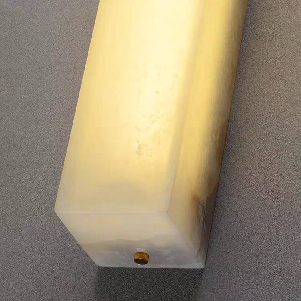 Arisha Modern Rectangular Marble Outdoor Wall Lamp - Letslighting