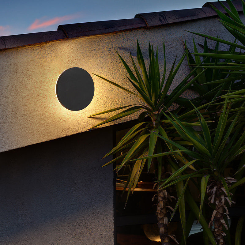 Ray Minimalist Round Square Outdoor Wall Lamp LED - Letslighting