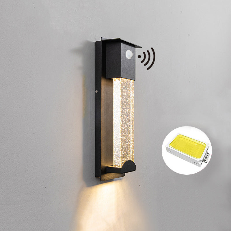 Ray Modern Design Square LED Outdoor Wall Lamp Metal Glass Garden Corridor - Letslighting
