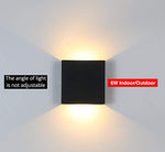 Ray Modern Adjustable Square Outdoor Wall Lamp LED - Letslighting