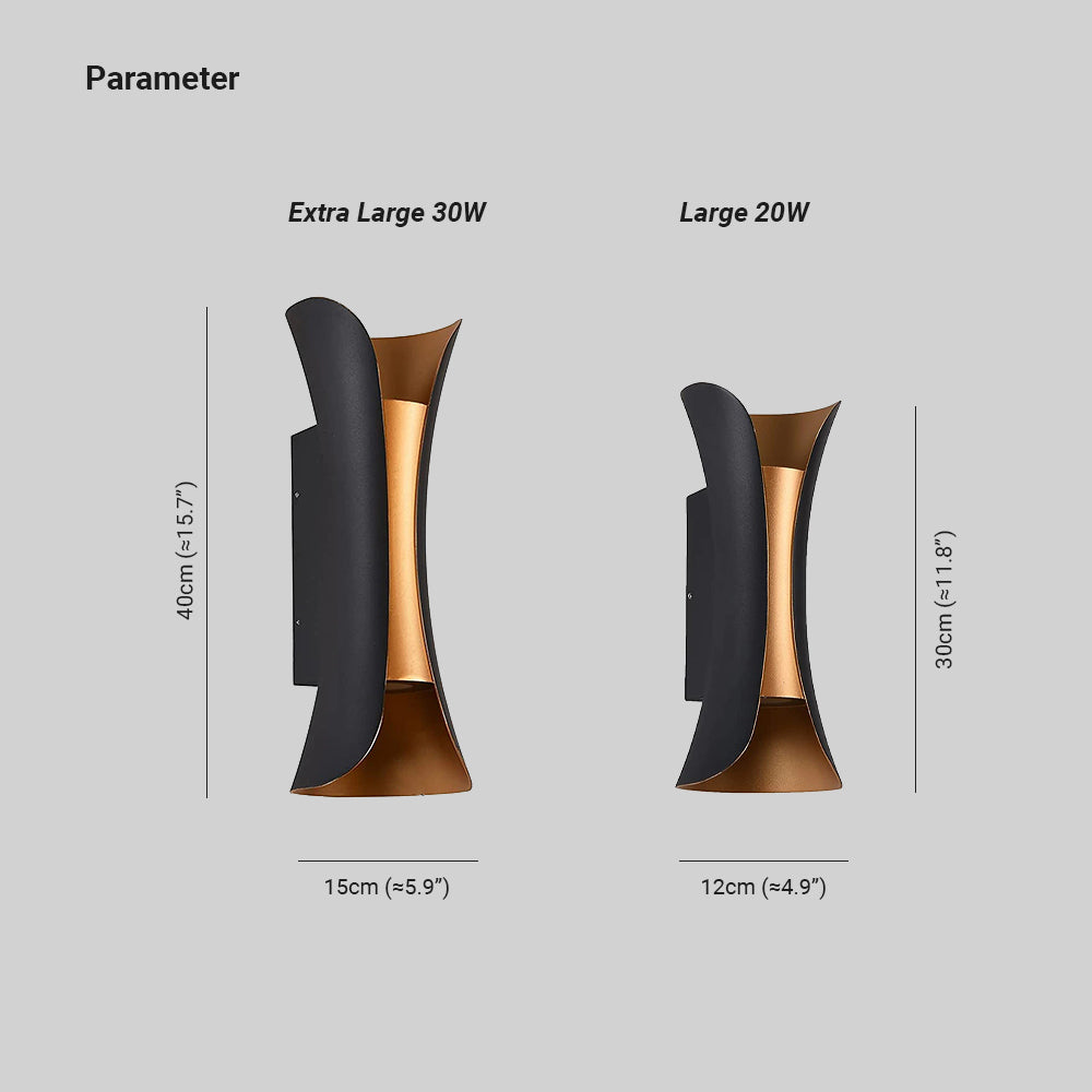 Ray Modern LED Outdoor Wall Light Garden Corridor - Letslighting