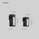 Ray Modern Waterproof Minimalist Geometric Outdoor Wall Light - Letslighting
