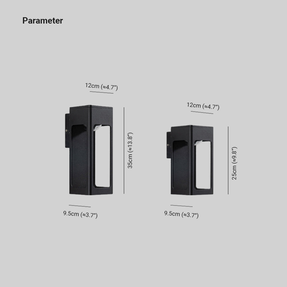Ray Modern Waterproof Minimalist Geometric Outdoor Wall Light - Letslighting