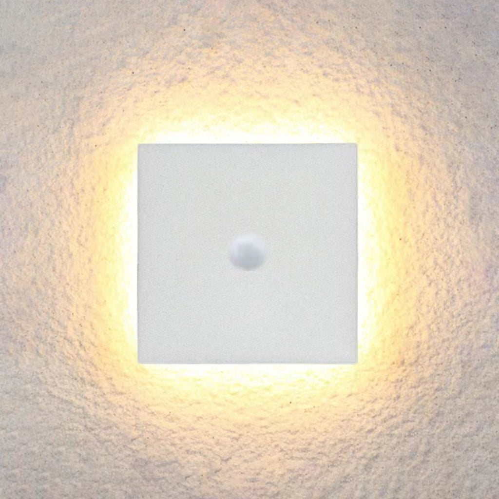 Ray Minimalist Round Square Outdoor Wall Lamp LED - Letslighting