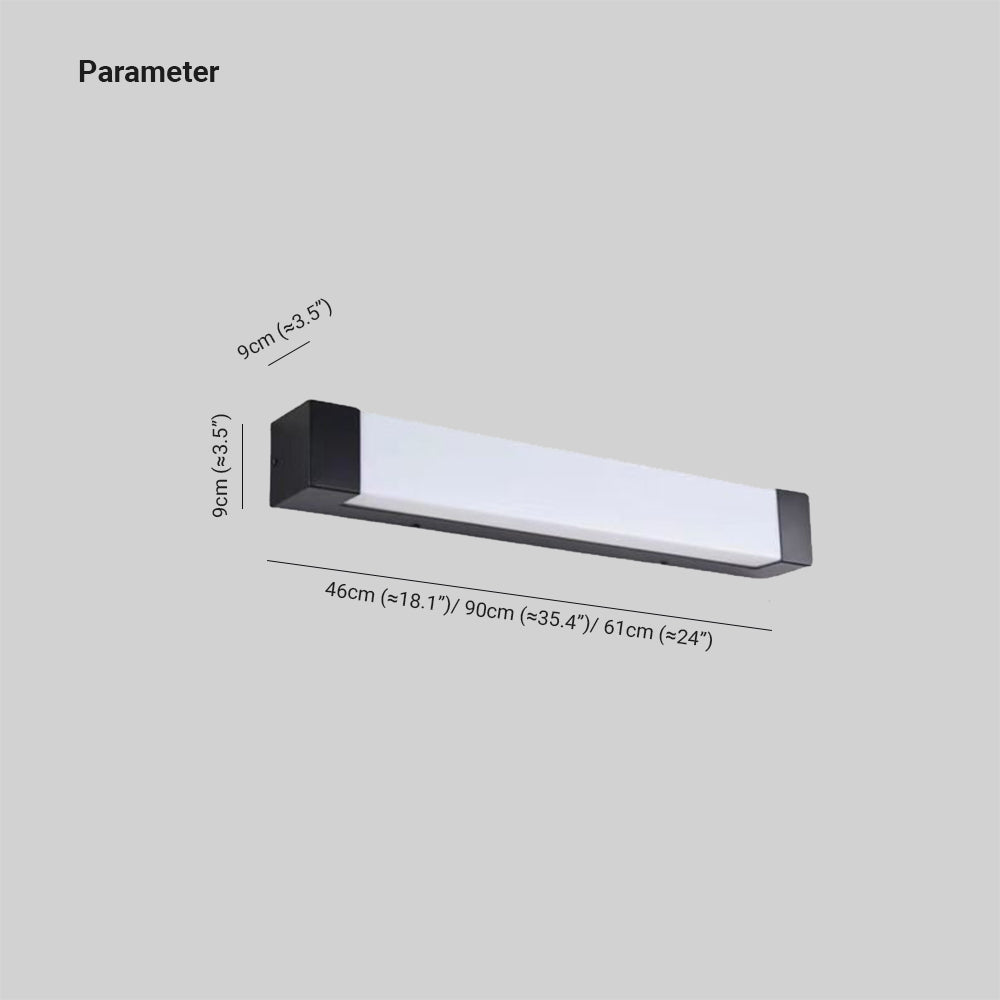 Ray Minimalist Linear Metal Outdoor Wall Lamp - Lamp Outdoor