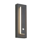Arisha Modern Square Ring Metal Outdoor Wall Lamp, Dark/Gray Bronze - Letslighting