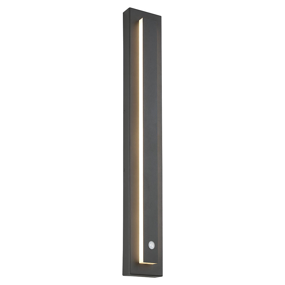 Arisha Modern Square Ring Metal Outdoor Wall Lamp, Dark/Gray Bronze - Letslighting