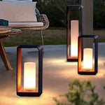 Ray Minimalist Cuboid Candle Outdoor Floor Lamp Garden - Lamp Outdoor
