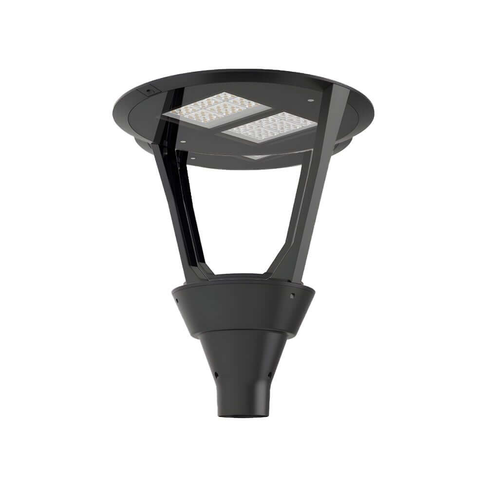 21-inch Black Post Top LED Light Fixture - No Included Lamp Post - Lamp Outdoor