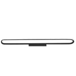 24'' Rectangle LED Black Flush Mount Ceiling Light Wall Lights - Lamp Outdoor