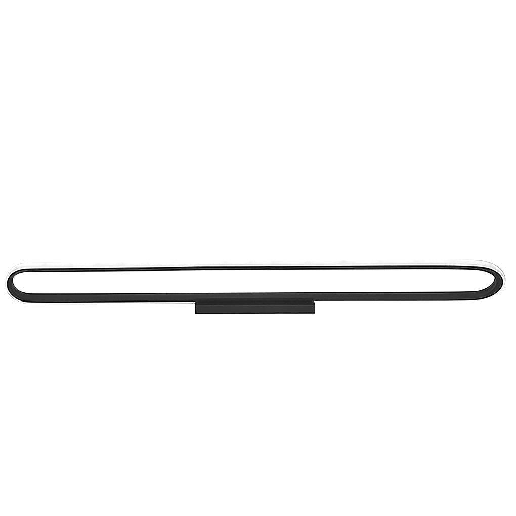 24'' Rectangle LED Black Flush Mount Ceiling Light Wall Lights - Lamp Outdoor