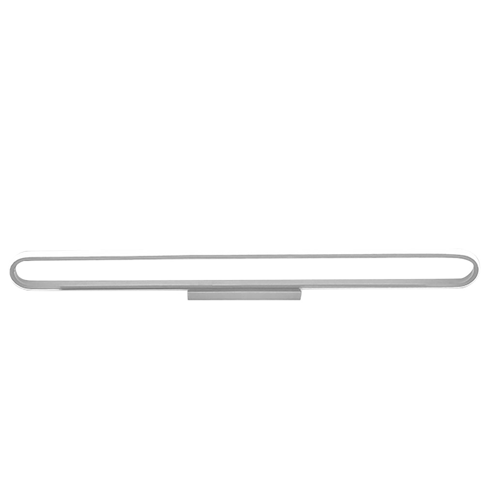 24'' Rectangle LED Black Flush Mount Ceiling Light Wall Lights - Lamp Outdoor