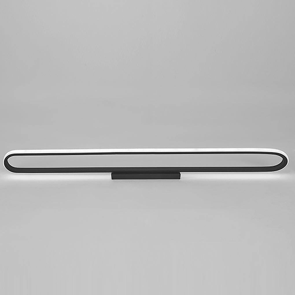 24'' Rectangle LED Black Flush Mount Ceiling Light Wall Lights - Lamp Outdoor