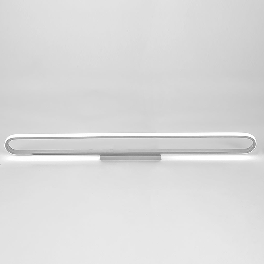 24'' Rectangle LED Black Flush Mount Ceiling Light Wall Lights - Lamp Outdoor