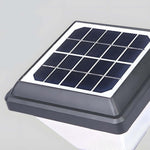 27.6-Inch H Modern Black LED Solar Pathway Post Light - Lamp Outdoor