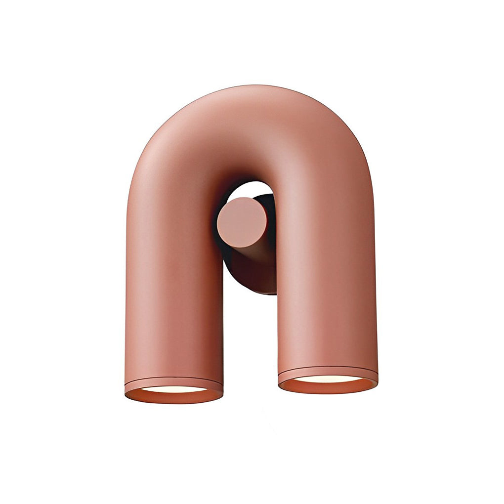 Rotatable U-Shaped Water Pipe LED Nordic Wall Lamp Wall Sconces Lighting - Lamp Outdoor