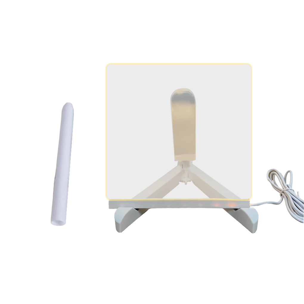 LED Acrylic Message Board Colorful Writable Table Lamp - Lamp Outdoor