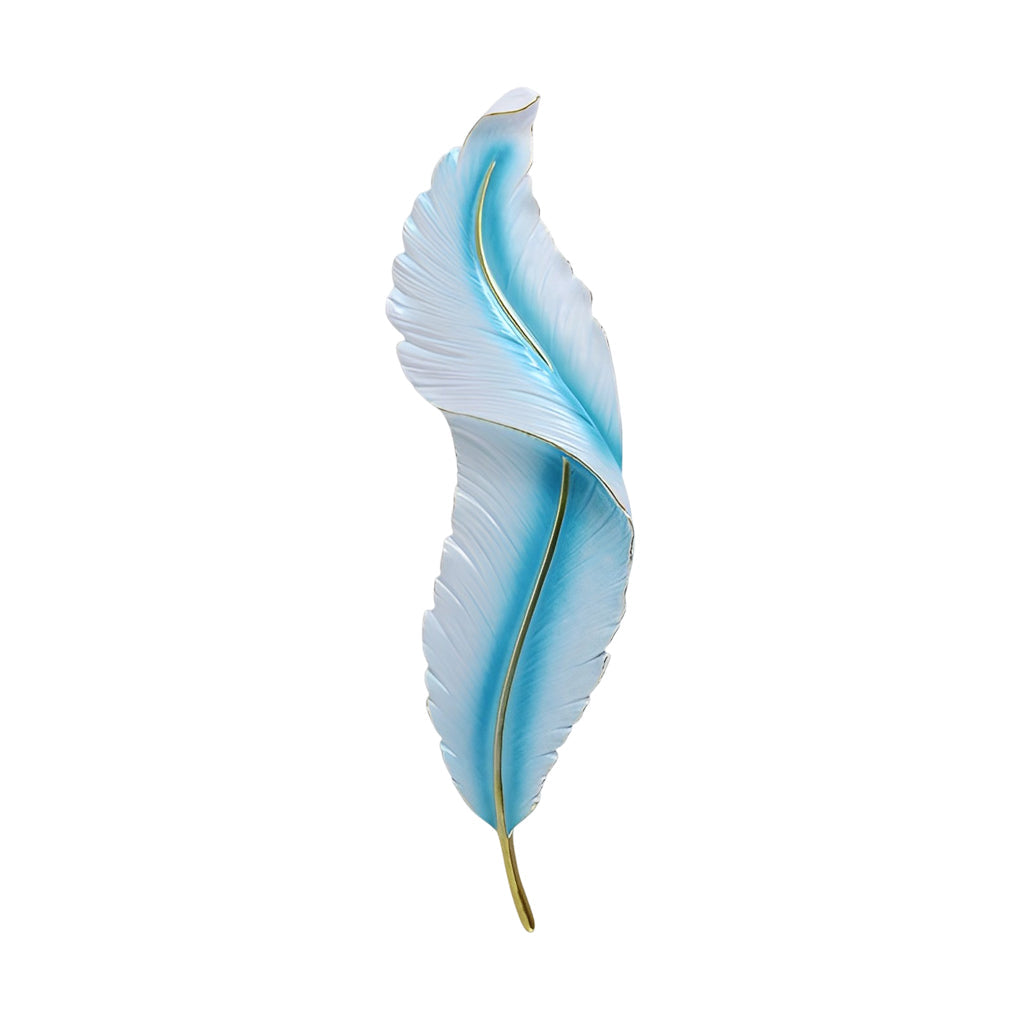 Creative Feather Wall Light LED White Luxury Modern Wall Sconce Lamp Lighting - Lamp Outdoor