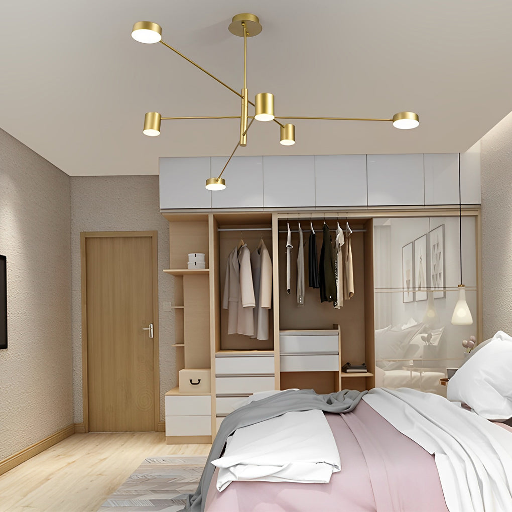 Minimalist Nordic Geometric Pendant Light Metal Acrylic Ceiling Lights - Lamp Outdoor