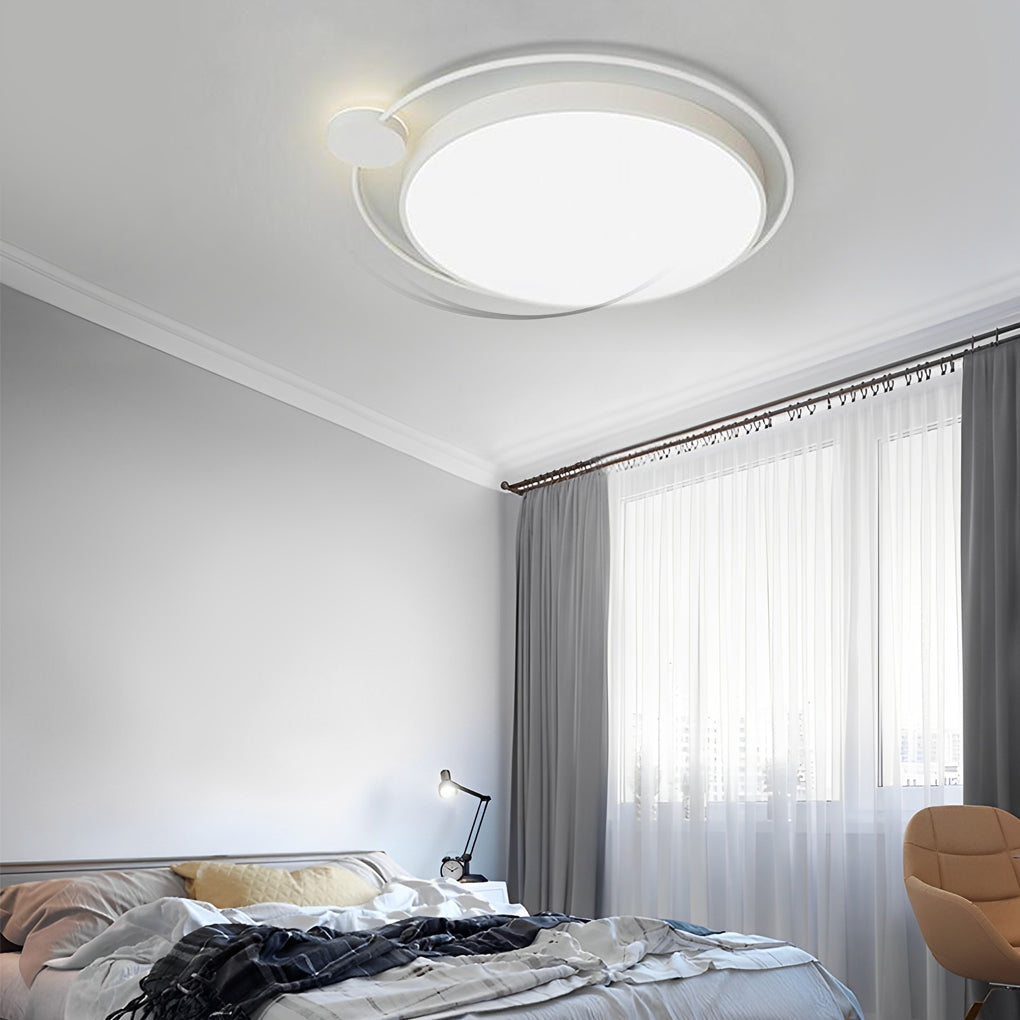Circular Dimmable LED Nordic Flush Mount Light Ceiling Light Fixtures - Lamp Outdoor