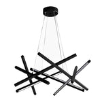 Amber Modern LED Metal Sputnik Chandelier - Lamp Outdoor