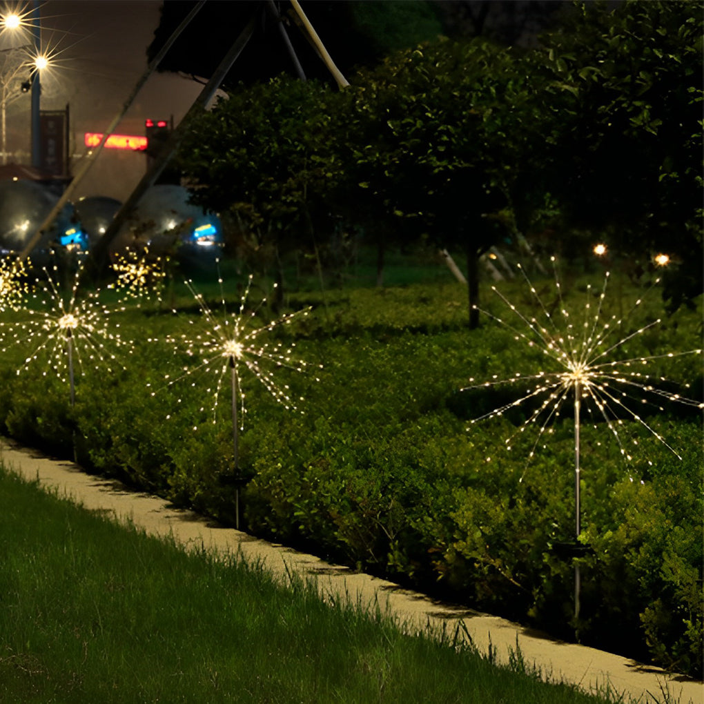 Stellar Burst Solar LED Lights 200 Dazzling LEDs for Enchanting Outdoor Ambiance