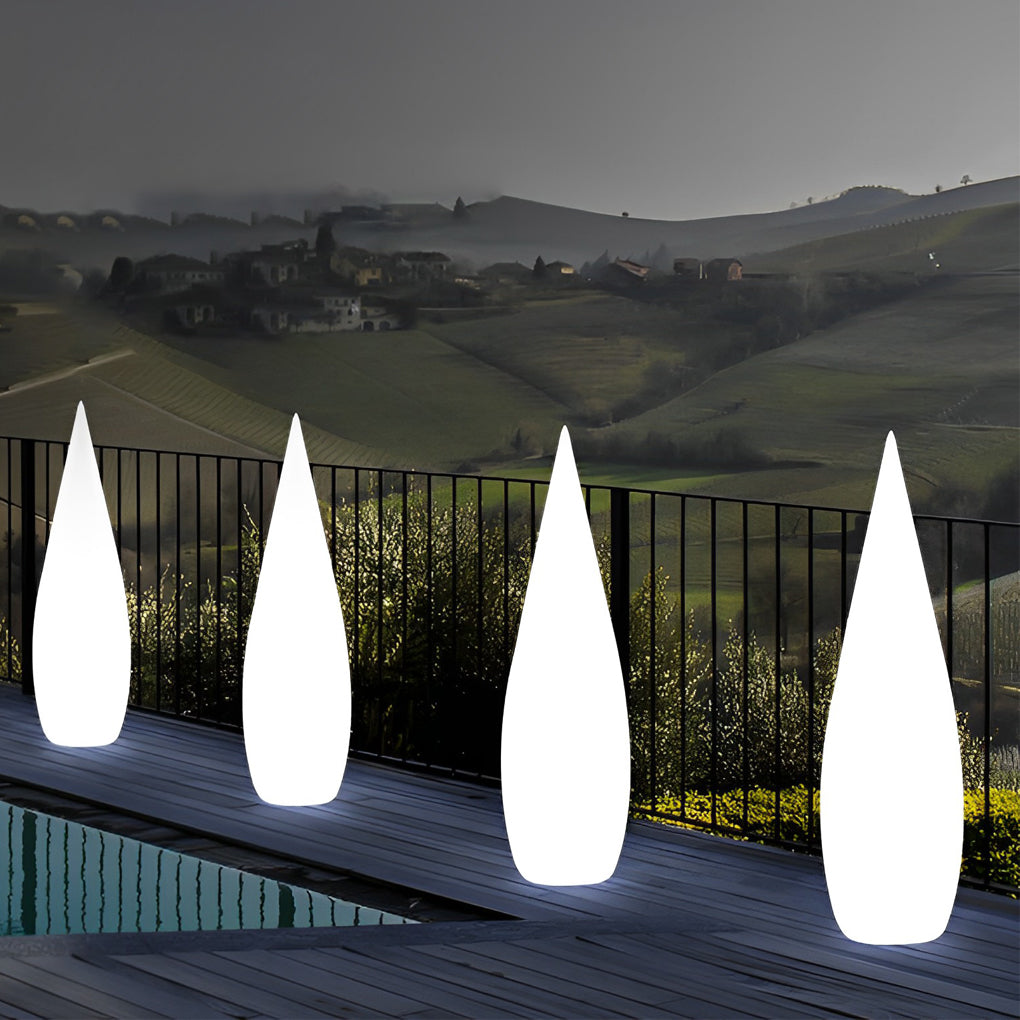 Three-Way Powered Water Drop LED Floor Lamp