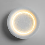 Creative Resin Round Moon LED Nordic Wall Lamp Wall Sconce Lighting - Lamp Outdoor