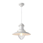 Round Retro Metal Hat Industrial Style Small Chandelier Pendant Lights - Lamp Outdoor