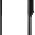 Black rectangular wall light fixture with clean frame design and integrated LED panel