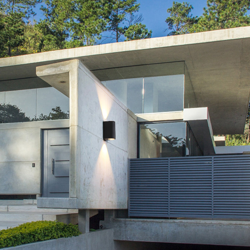 Ray Minimalist Metal Square Outdoor Wall Lamp - Lamp Outdoor