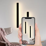 Arisha Ripple Minimalist Linear LED Outdoor Wall Lamp Metal Garden Corridor Balcony - Letslighting