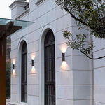 Ray Minimalist Torch LED Outdoor Wall Lamp Metal Garden Corridor Terrace - Letslighting