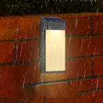 2PCS Contemporary Solar LED Wall Light with High Hardness Glass for Outdoor Gardens - Lamp Outdoor