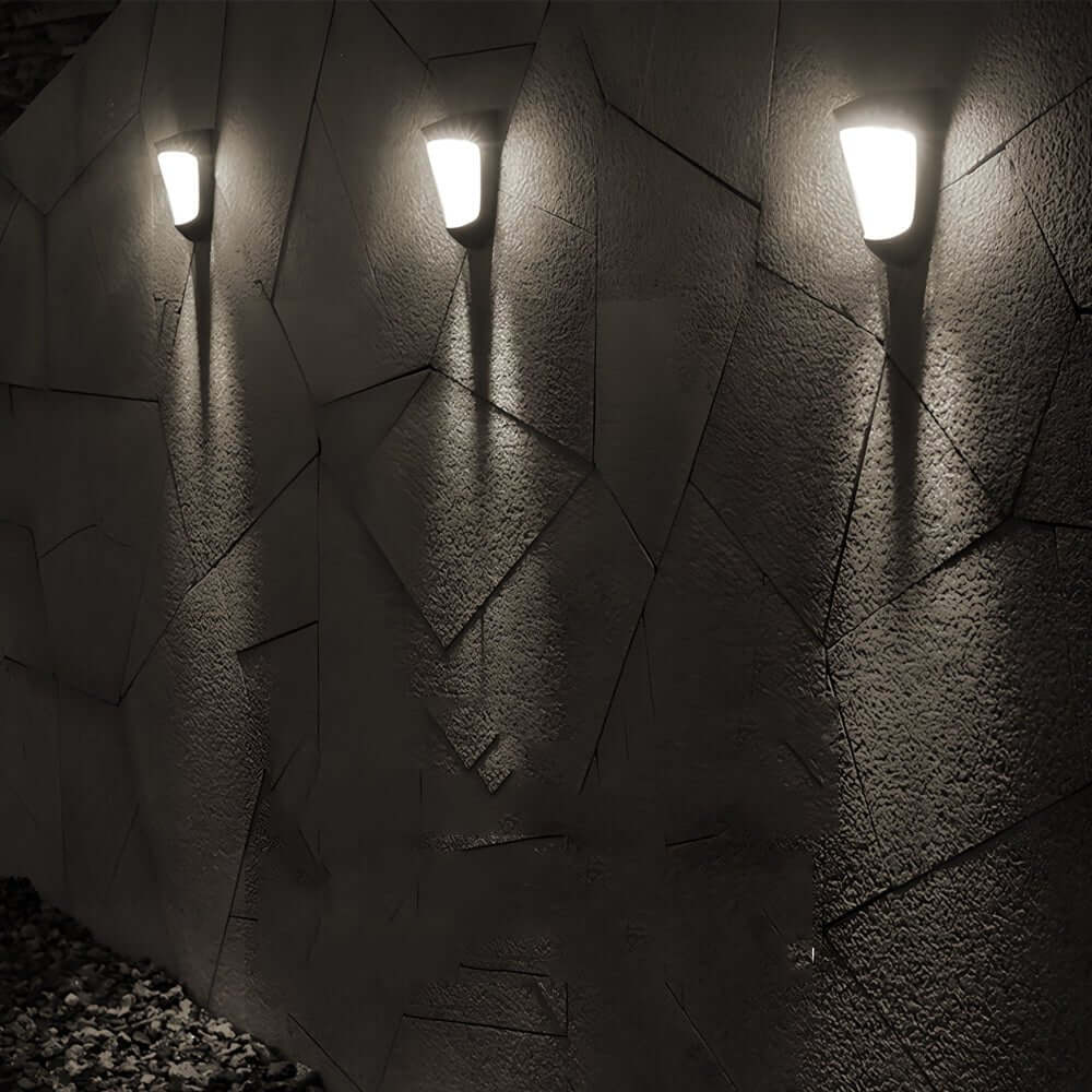 2PCS Outdoor 10 LED Solar Fence Lights Waterproof - Lamp Outdoor