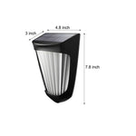 2PCS Outdoor 10 LED Solar Fence Lights Waterproof - Lamp Outdoor
