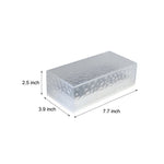 2Pcs Solar LED 10 Hours Max Brick Lights for Modern Outdoor Step Deck Ambiance - Rectangular - Lamp Outdoor